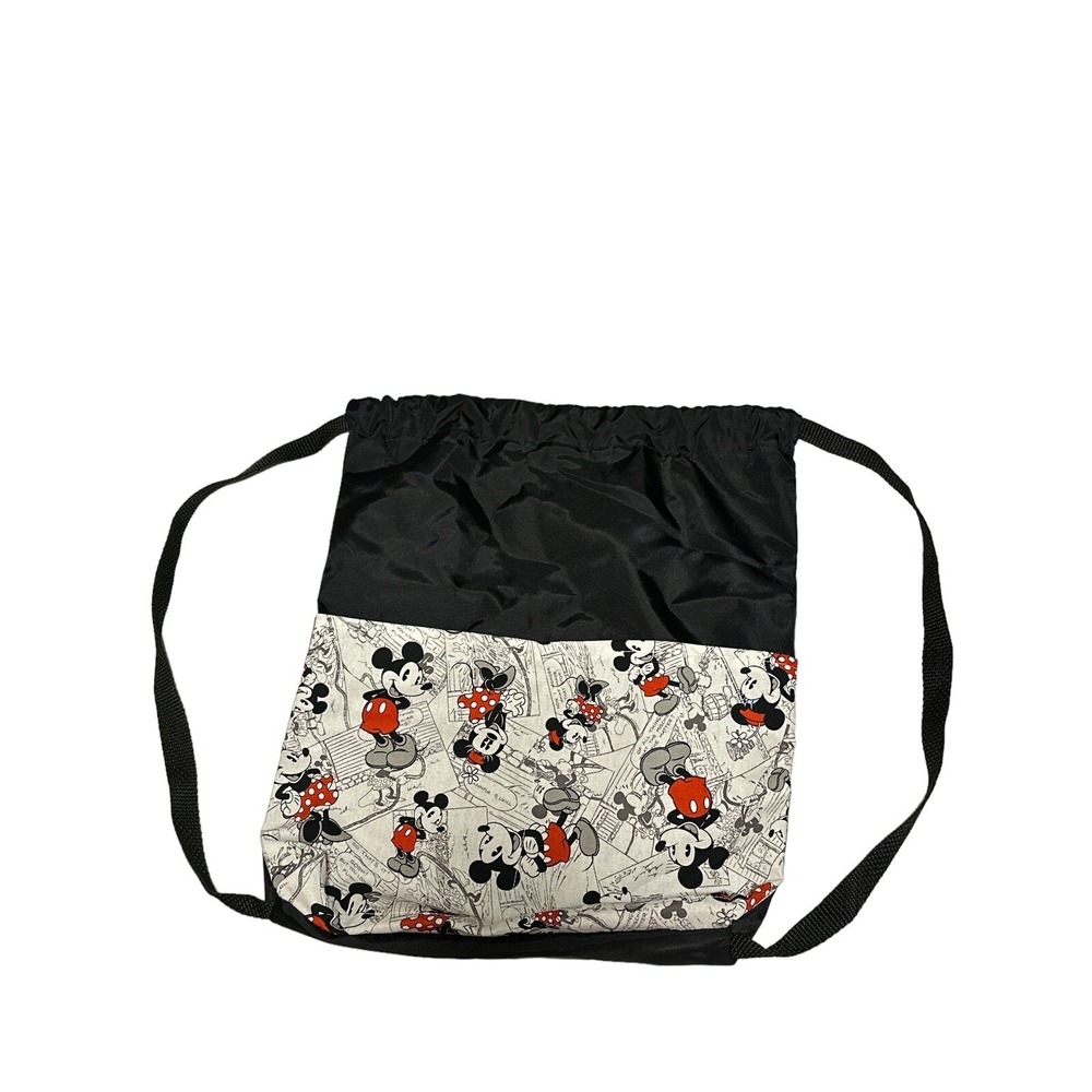 Disney Mickey And Minnie Mouse Comic Strip Style Lightweight Cynch Backpack